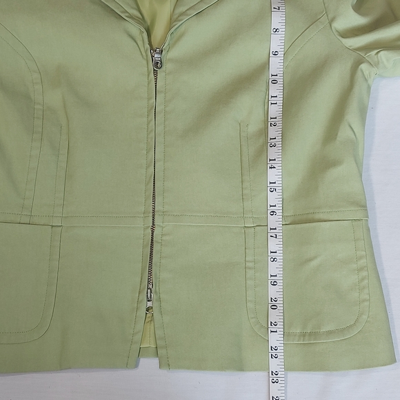 Tribal Light Green Spring Jacket Blazer, 12 - Picture 13 of 14